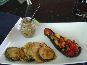 aubergine trio