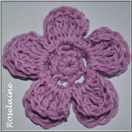 Roselaine194 Fleur crochet