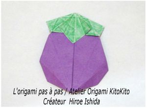 Atelier Origami KitoKito Aubergine
