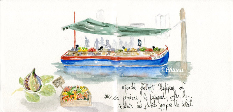 33 Marché flottant