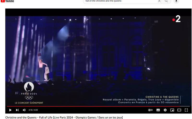 Christine and the Queens - Full of life - Paris 2024 - photo 1