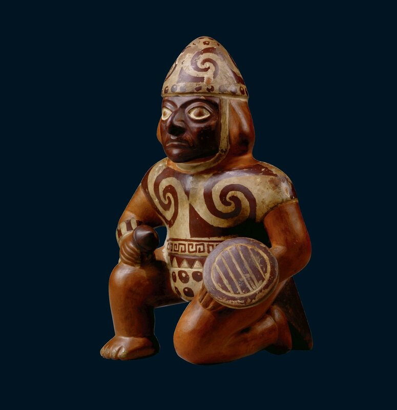 Moche Warrior Pot