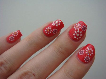 nail art fleurs 1