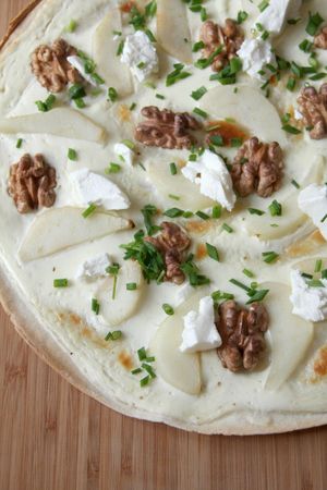 tarte flambée poire chèvre 2