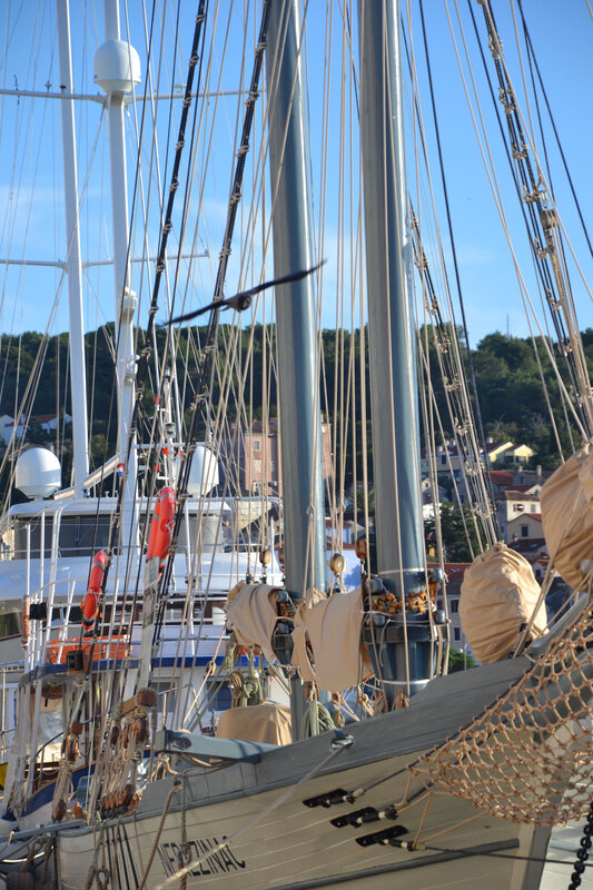 Gréement traditionnel à Mali-Losinj, mercredi 28 octobre 2020