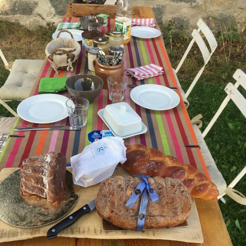 petit-déjeûner dehors