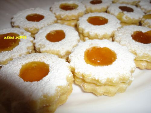 sablés confiture abricots 1