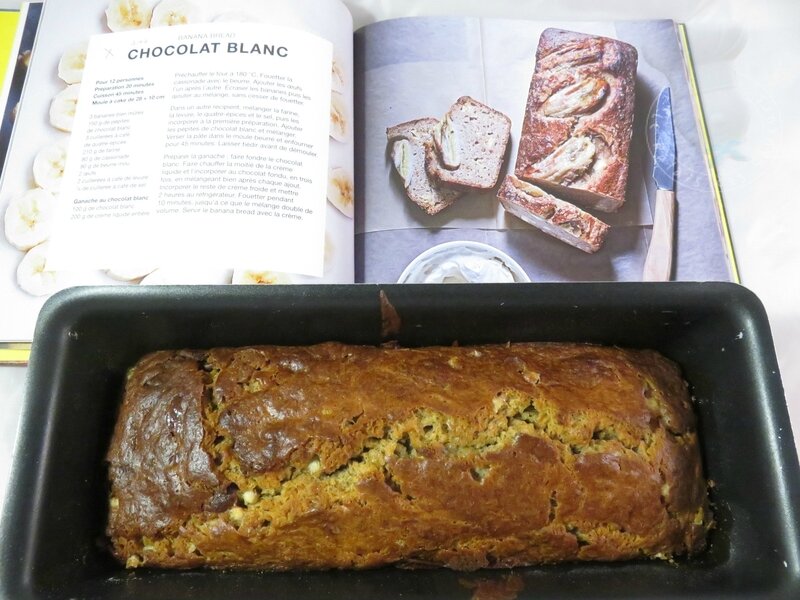 Banana breaud aux 2 chocolats