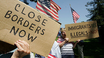 immigration anti-illegal immigration demonstration