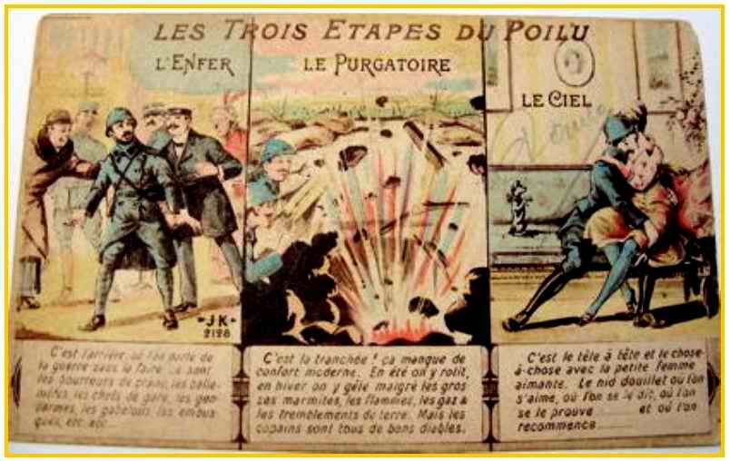 Trois étapes du Poilu