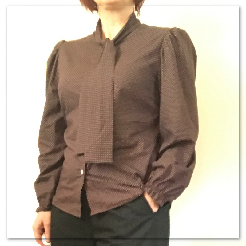 blouse marron 3