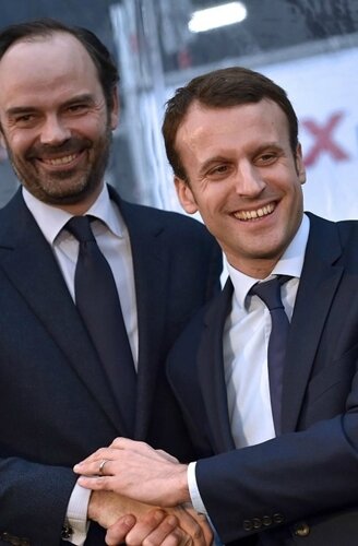 Edouard Philippe, Emmanuel Macron