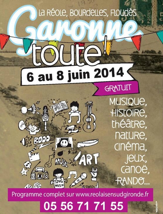 Garonne toute 6 au 8 juin 2014
