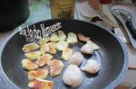 Coquilles st Jacques à la pomme flambées au calvados 003