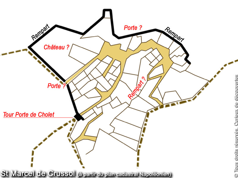 St Marcel de Crussol (plan)