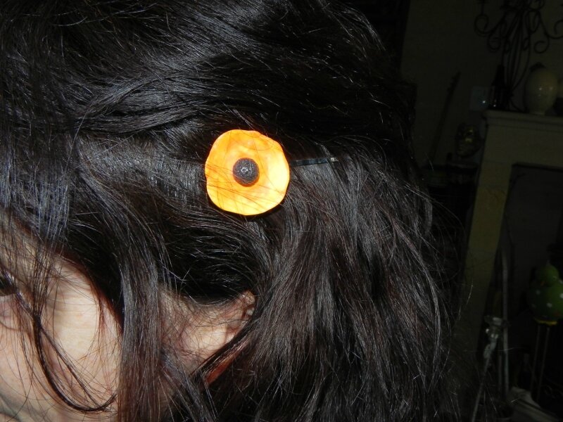 Barrette orange