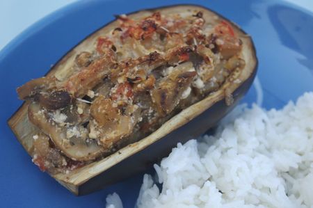 Aubergines farcies végétariennes recettes Aubergines farcies végétariennes