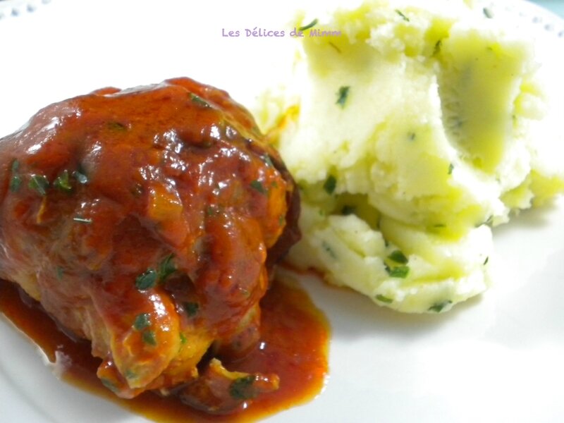 Hauts de cuisses de poulet en ballotines de lard fumé 5