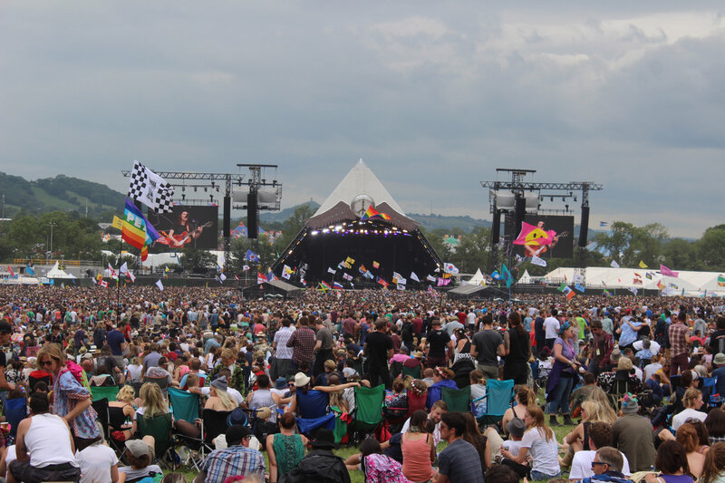 Glastonbury festival 26 juin 2015 Pyramid stage arena