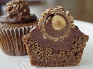 Ferrero rocher Nutella cupcake