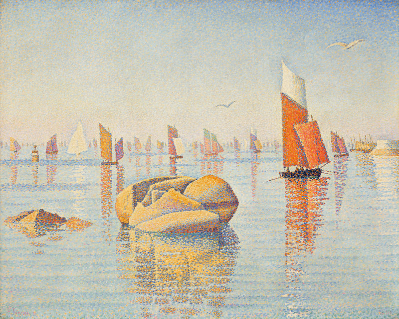 Signac Paul, Concarneau calme du matin (Opus no