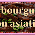 Bœuf <b>bourguignon</b> façon asiatique