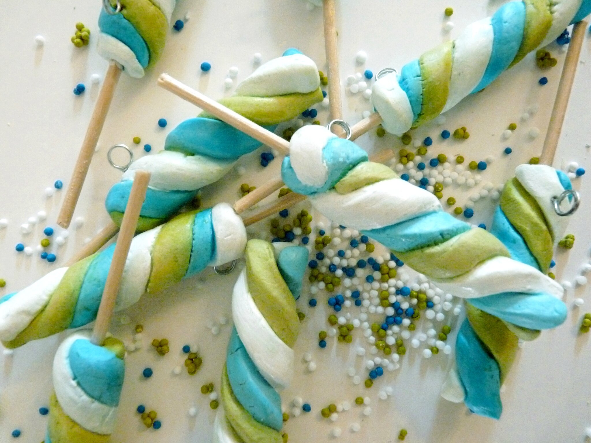 Guimauves aux couleurs d'un mariage