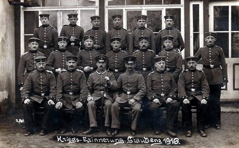1920-01-26 - Graudenz soldats allemands en 1916 -