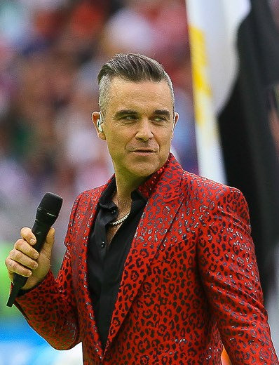 Robbie Williams a la cérémonie d’ouverture de la Coupe du Monde de la FIFA 2018