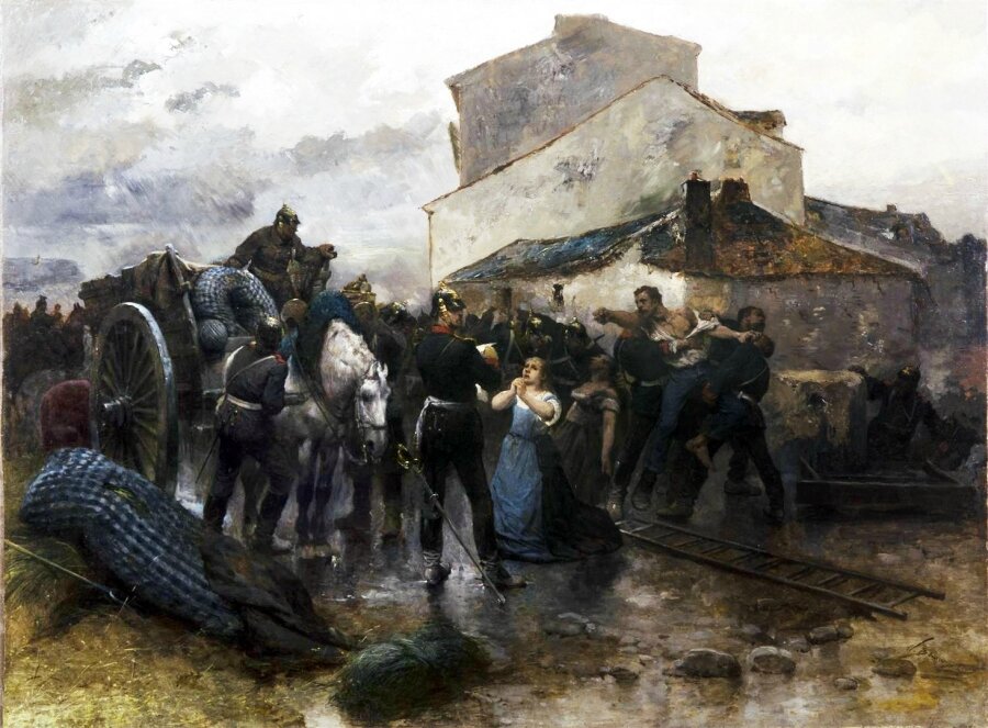 Beauquesne, Réquisition au calvaire de Woerlh