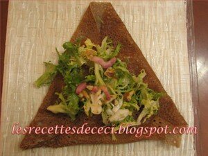 recettes entrees Galette salée (lard tomate fromage)