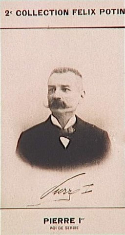 Carte image Felix Potin Pierre 1er en civil