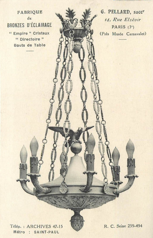 CPA Lustre Maison Pellard R