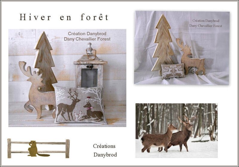 hiver en foret