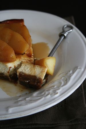 cheescake aux pommes caramélisées - beurre salé 3