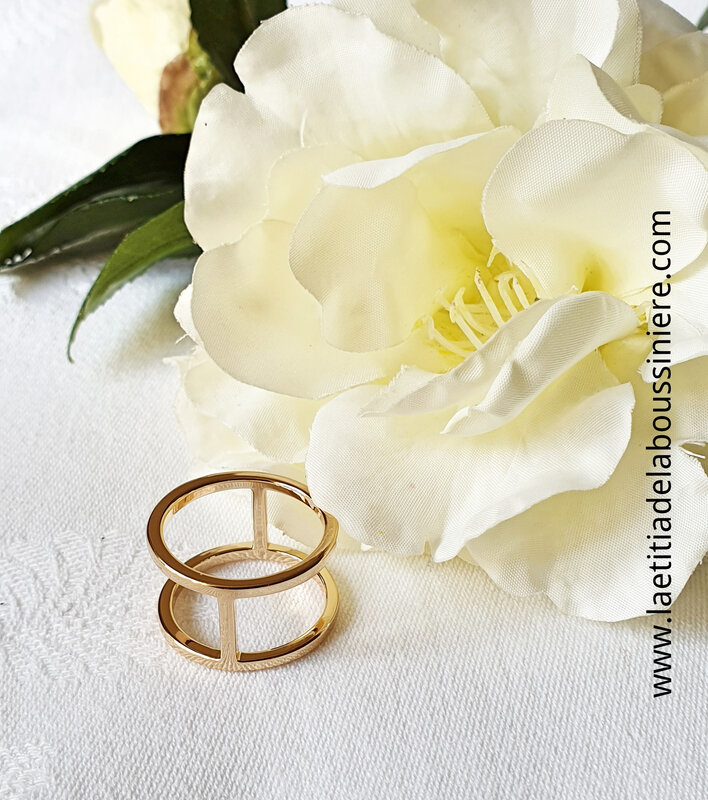 Bague Hela (plaqué or) - 27 €