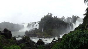 Chutes de l'Iguazù (Argentine) - Vue du bas
