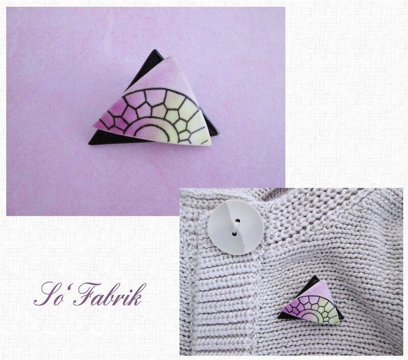 Broche Motif Maori 1