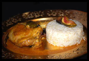 Tajine de poulet au miel et figues recettes Scones au fromage de brebis, figues au miel et au romarin en version tapas