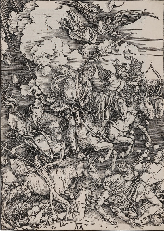 Albrecht Dürer (1471-1528), The Four Horsemen of the Apocalypse, from The Apocalypse