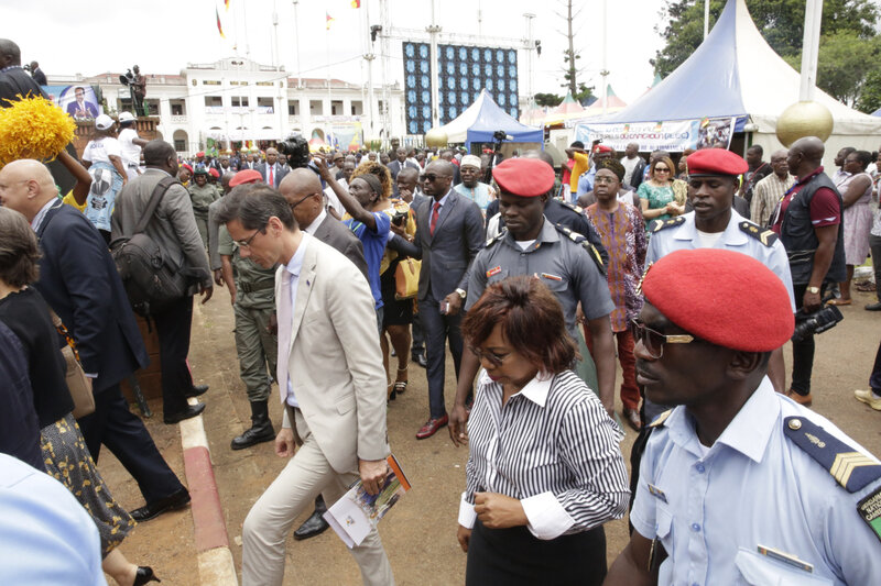 Cérémonie très courrue à Yaoundé