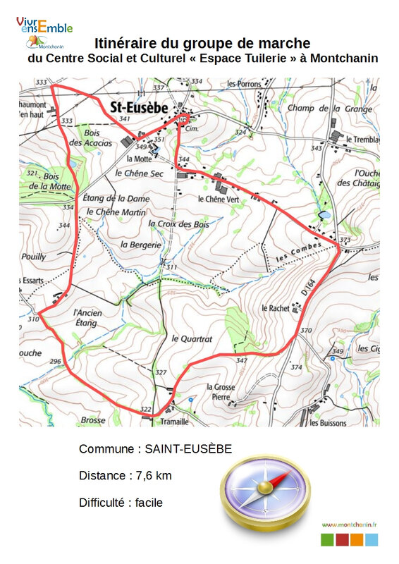 Itinéraire St Eusèbe