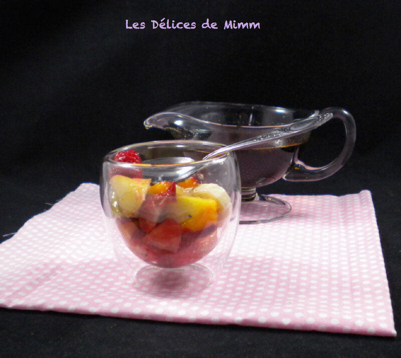Sirop parfumé pour salade de fruits 5