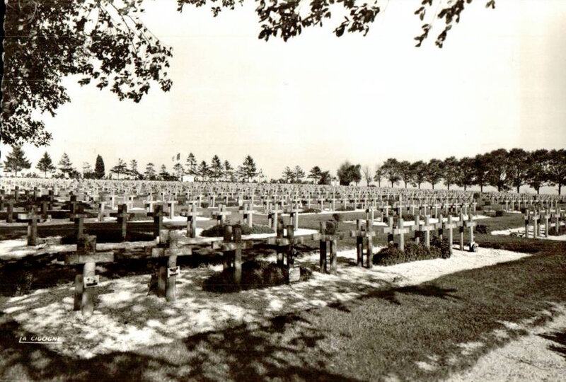 Albert, cimetière militaire, cpsm