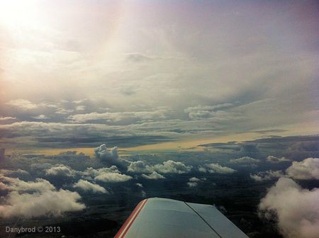 dans les nuages