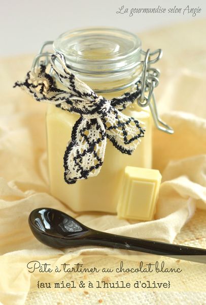 pate a tartiner chocolat blanc bio rapadura huile olive miel
