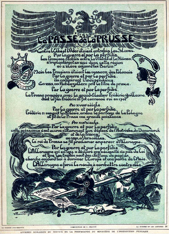 Prouvé le passé de la Prusse