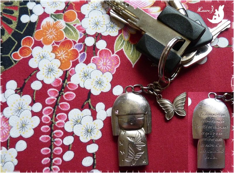 porte clefs Kokeshi offert par Patricia