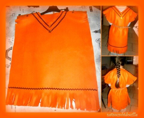 Patron robe indienne franges deals