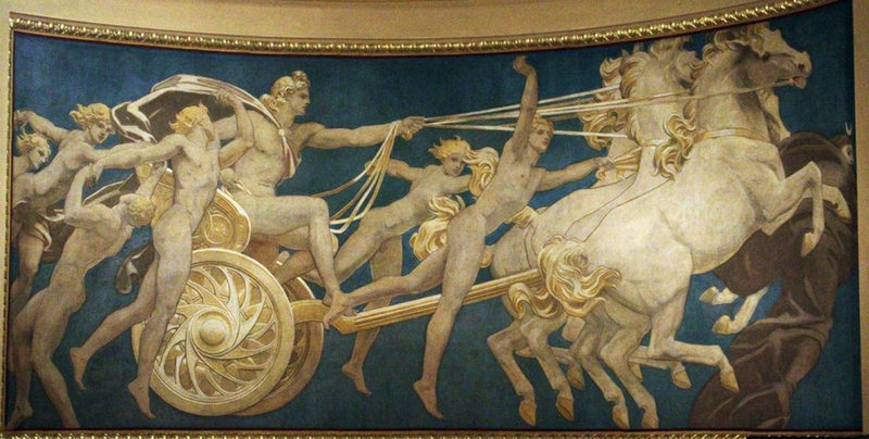 Apollo in His Chariot with the Hours by John Singer Sargent 1856:1925